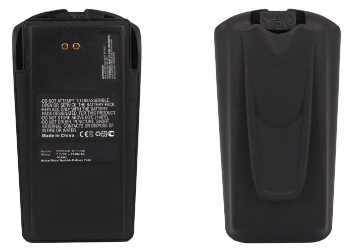 Synergy Digital 2-Way Radio Battery, Compatible with Tait PB200 2-Way Radio Battery (Ni-MH, 7.2V, 2000mAh)