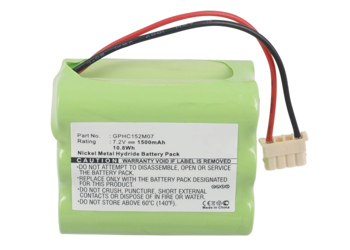 Synergy Digital Vacuum Cleaner Battery, Compatible with Dirt Devil GPHC152M07 Vacuum Cleaner Battery (Ni-MH, 7.2V, 1500mAh)