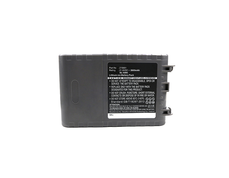 Synergy Digital Vacuum Cleaner Battery, Compatible with Dyson 215681 Vacuum Cleaner Battery (Li-ion, 21.6V, 2600mAh)