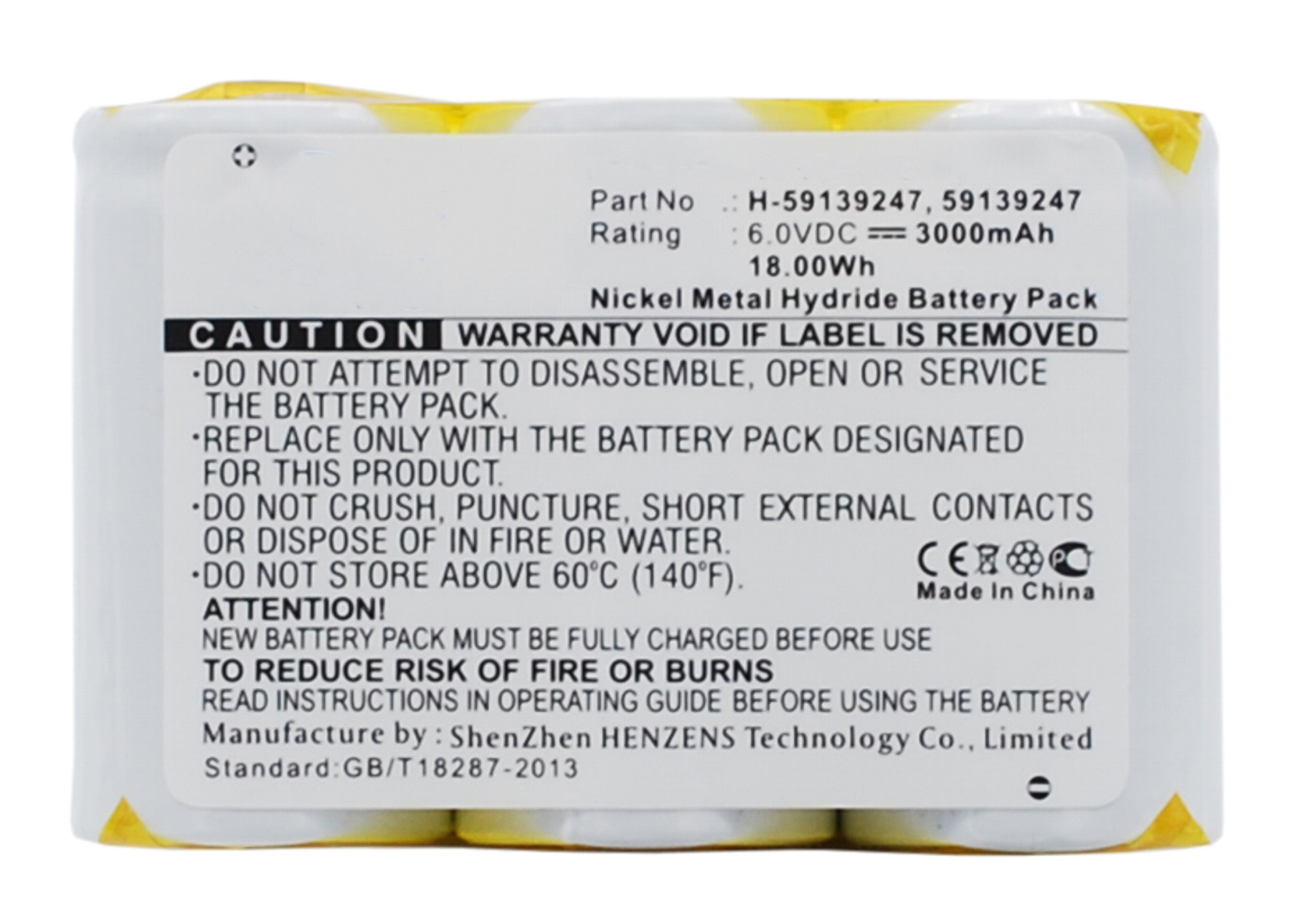 Synergy Digital Vacuum Cleaner Battery, Compatible with Hoover H-59139247 Vacuum Cleaner Battery (Ni-MH, 6V, 3000mAh)