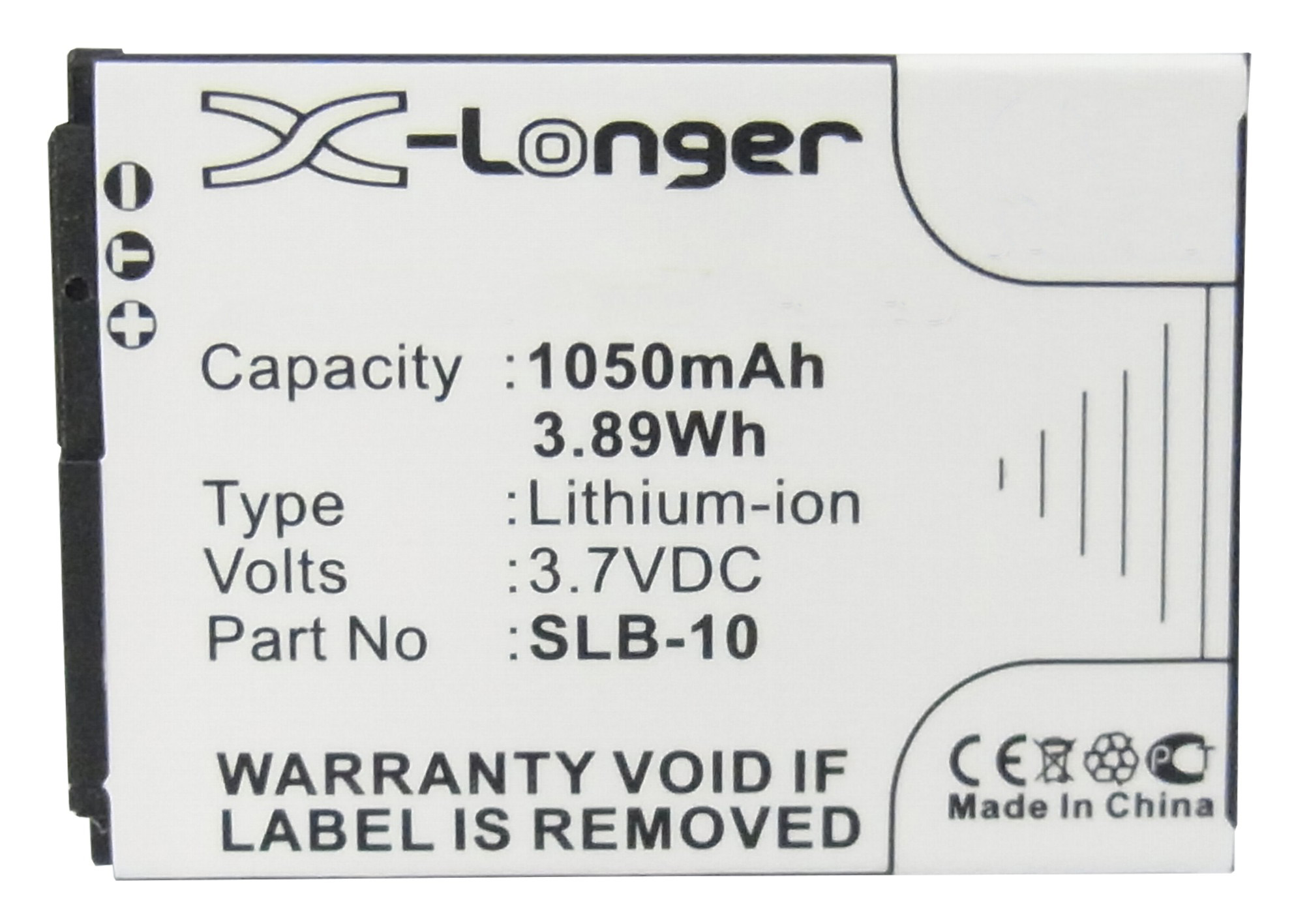 Synergy Digital Keyboard Battery, Compatible with Trust SLB-10 Keyboard Battery (Li-ion, 3.7V, 1050mAh)