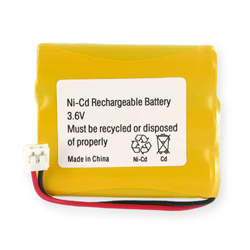 3AA-A - Ni-CD, 3.6 Volt, 600 mAh, Ultra Hi-Capacity Battery - Replacement Battery for GE Rechargeable Cordless Phone Battery