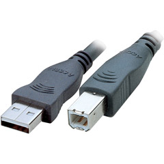 USB Cable A To B for Cameras & Camcorders 3'