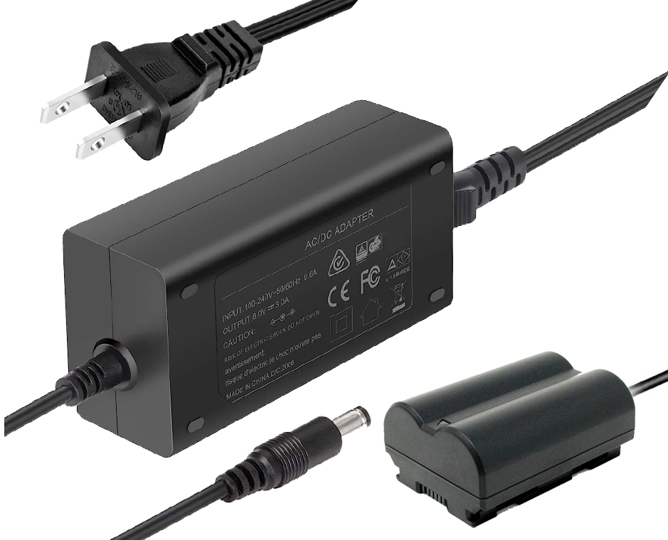 Synergy Digital AC adapter / DC Coupler, Compatible with Fujifilm NP-W235