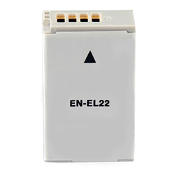 EN-EL22 Lithium-Ion Battery - Rechargeable High Capacity (1200mAh 7.2V) - replacement for Nikon EN-EL22 Battery