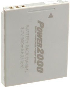 Power-2000 ACD-243 Lithium-Ion Battery - Replacement for Canon NB-4L Battery