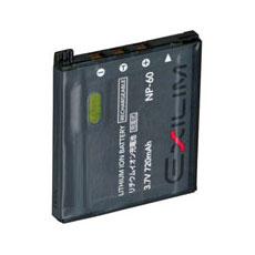 NP-60 Lithium-Ion Battery - Ultra High Capacity (1000 mAh) - replacement for Casio NP-60 Battery