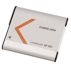 NP-BN1 Rechargeable Lithium-Ion Replacement Battery Pack (3.7v, 1300 mAh) Replaces Sony NP-BN1 Battery
