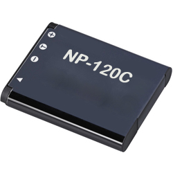 NP-120C Lithium-Ion Battery - Rechargeable (3.7V, 1800mAh) - Replacement For Casio NP-120C Battery