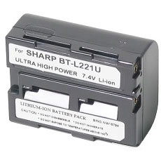 Power-2000 BT-L221 Lithium-Ion Battery Pack (7.2v, 1800mAh) - replacement for RCA CC-9390, and Sharp VL-AX1U Camcorder Batter