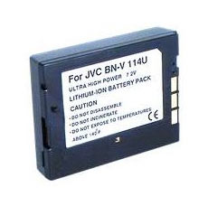 Power-2000 BN-V114 Lithium-Ion Battery Pack (7.2v, 1400mAh) - replacment for BN-V114U Camcorder Battery