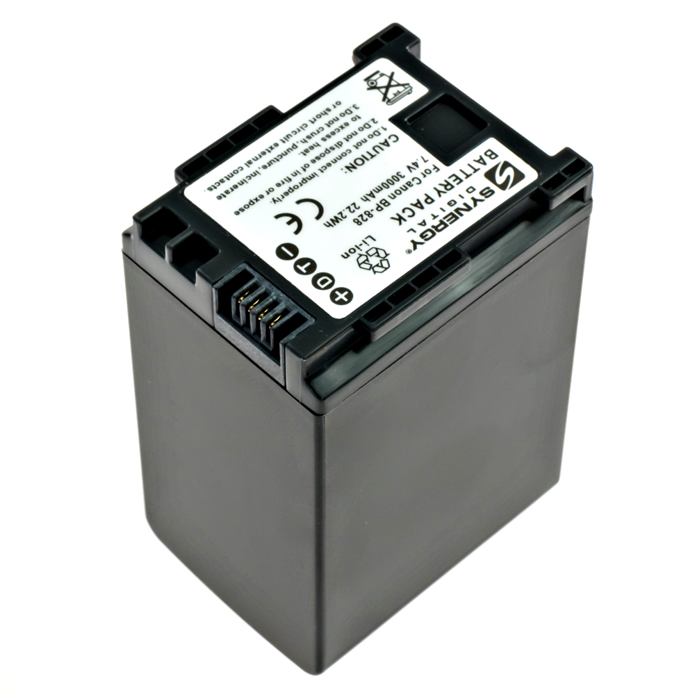 BP-828 Lithium-ion Battery - Ultra High Capacity (3000 mAh 7.4V) - Replacement for the Canon BP-828 Camera Battery