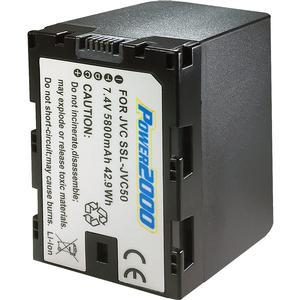SSL-JVC50 Lithium-ion Battery - Ultra High Capacity (Li-Ion, 7.4V, 5800mAh) - Replacement for the SSL-JVC50 Camcorder Battery