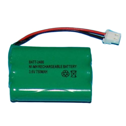 BATT-2400 - Ni-MH, 3.6 Volt, 750 mAh, Ultra Hi-Capacity Battery -Replacement Battery for IBM, Olympia, SW Bell, Vtech  Cordless Phone