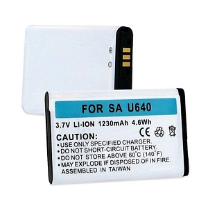 BLI-1035-1 Li-Ion Battery - Rechargeable Ultra High Capacity (Li-Ion 3.7V 1230mAh) - Replacement For Samsung SCH-U640 Cellphone Battery