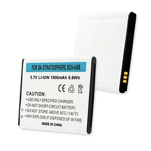 BLI-1251-1.5 LI-ION Battery - Rechargeable Ultra High Capacity (LI-ION 3.7V 1500mAh) - Replacement For Samsung SCH-I405 Cellphone Battery