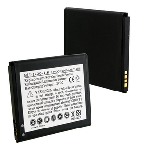 BLI-1420-1.8 Li-Ion Battery - Rechargeable Ultra High Capacity (Li-Ion 3.7V 2000mAh) - Replacement For ALCATEL TLP020A2 and TLP020A1 Cellphone Battery