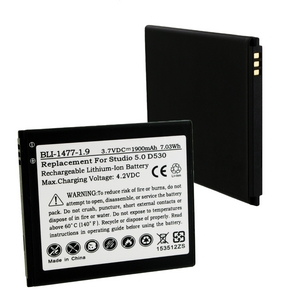 BLI-1477-1.9 Li-Ion Battery - Rechargeable Ultra High Capacity (Li-Ion 3.7V 1900mAh) - Replacement For BLU C746043210T Cellphone Battery