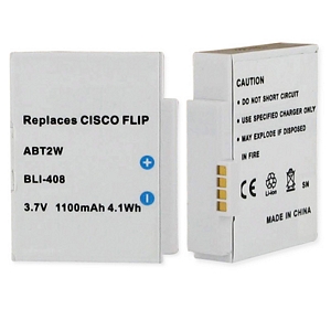 BLI-408 Li-Ion Battery - Rechargeable Ultra High Capacity (Li-Ion 3.7V 1100mAh) - Replacement For Cisco ABT2W Digital Camera Battery