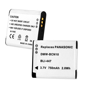 BLI-447 LI-ION Battery - Rechargeable Ultra High Capacity (LI-ION 3.7V 750mAh) - Replacement For Panasonic DMW-BCN10 Digital Camera Battery