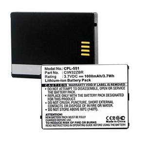 CPL-551 LI-ION Battery - Rechargeable Ultra High Capacity (LI-ION 3.7V 1000mAh) - Replacement For Cisco WIP300 and WIP320 Cordless Phone Battery