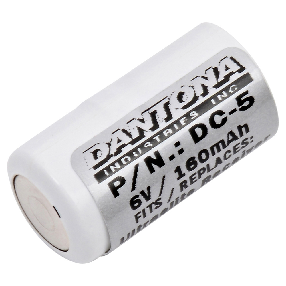 DC-5 Ultra High Capacity (Lithium, 6V, 160 mAh) Dog Collar Battery