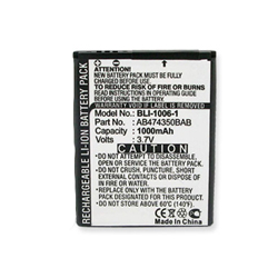 BLI 1006-1 Li-Ion Battery - Rechargable Ultra High Capacity (1000 mAh) - Replacement For Samsung SGH-T749 Cellphone Battery