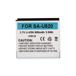 BLI 1038-.8 Li-Ion Battery - Rechargable Ultra High Capacity (800 mAh) - Replacement For Samsung SCH-U820 Cellphone Battery