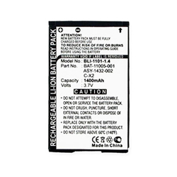 BLI 1101-1.4 Li-Ion Battery - Rechargable Ultra High Capacity (1400 mAh) - Replacement For Blackberry 8800 Cellphone Battery