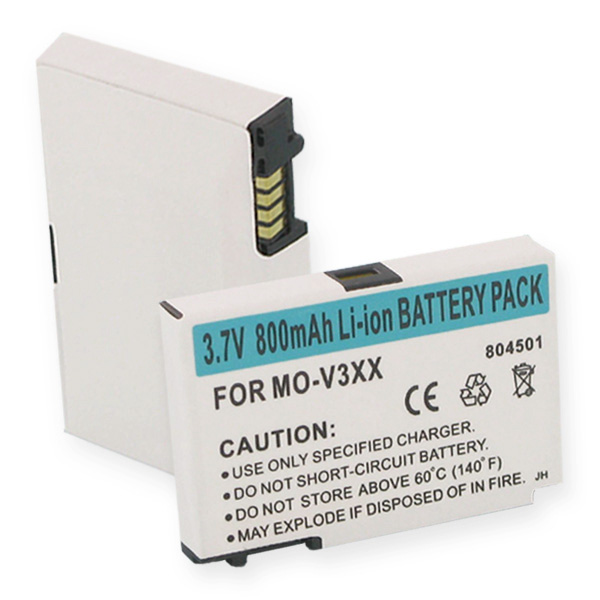 BLI-1110-.8 Li-Ion Battery - Rechargeable Ultra High Capacity (Li-Ion 3.7V 800mAh) - Replacement For MOTOROLA RAZR V3xx Cellular Battery