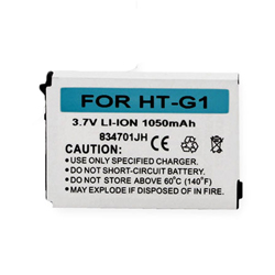 BLI 1116-1 Li-Ion Battery - Rechargable Ultra High Capacity (1050 mAh) - Replacement For HTC/T-MOBILE G1 Cellphone Battery