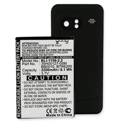 BLI 1156-2.2 Li-Ion Battery - Rechargable Ultra High Capacity (2200 mAh) - Replacement For HTC DROID INCREDIBLE Cellphone Battery - Includs A Cover