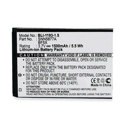 BLI-1193-1.5 Li-Ion Battery - Rechargable Ultra High Capacity (1200 mAh) - Replacement For Motorola BF5X Cellphone Battery