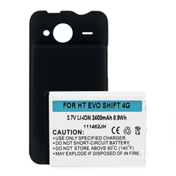BLI 1209-2.4 Li-Ion Battery - Rechargable Ultra High Capacity (2400 mAh) - Replacement For HTC 35H00146-00M Cellphone Battery - Includs A Cover