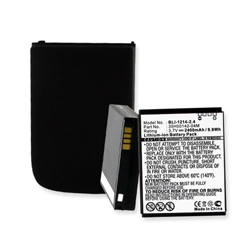 BLI 1214-2.4 Li-Ion Battery - Rechargable Ultra High Capacity (2400 mAh) - Replacement For HTC 35H00142-02M Cellphone Battery - Includes A Cover