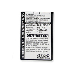 BLI 1215-1.5 Li-Ion Battery - Rechargable Ultra High Capacity (1500 mAh) - Replacement For Sony/Ericsson BST-41 Cellphone Battery