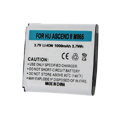 BLI-1234-1 Li-Ion Battery - Rechargable Ultra High Capacity (1000 mAh) - Replacement For Huawei Ascend II Cellphone Battery