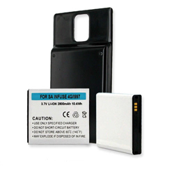BLI 1245-2.8 Li-Ion Battery - Rechargable Ultra High Capacity (2800 mAh) - Replacement For Samsung INFUSE 4G Cellphone Battery - Included A Cover