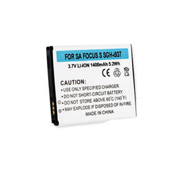 BLI 1253-1.4 Li-Ion Battery - Rechargable Ultra High Capacity (1400 mAh) - Replacement For Samsung SGH-I937 Cellphone Battery