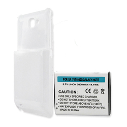 BLI 1256-3.8W Li-Ion Battery - Rechargable Ultra High Capacity (3800 mAh) - Replacement For Samsung SGH-I717 Cellphone Battery - Includs A White Cover