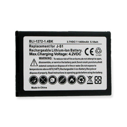 BLI-1272-1.4 Li-Ion Battery - Rechargable Ultra High Capacity (1400 mAh) - Replacement For Blackberry JS1 Cellphone Battery