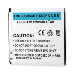 BLI-1291-1.2 Li-Ion Battery - Rechargable Ultra High Capacity (1250 mAh) - Replacement For Huawei HB5N1H Cellphone Battery