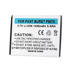 BLI-1299-1.4 Li-Ion Battery - Rechargable Ultra High Capacity (3.7V 1430 mAh) - Replacement For Pantech P9070 Cellphone Battery