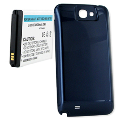 BLI-1305-6.2 Li-Ion Extended Battery - Ultra High Capacity (6200 mAh) Equipped With NFC- Replacement For Samsung Galaxy Note II Cellphone Battery - Includes A Cover