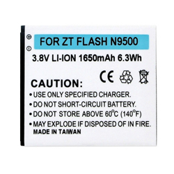 BLI-1319-1.6 Li-Ion Battery - Rechargable Ultra High Capacity (Li-Ion 3.7V 1650 mAh) - Replacement For ZTE Li3817T43P3H595251 Cellphone Battery