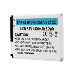 BLI-1335-1.4 Li-Ion Battery - Rechargable Ultra High Capacity (Li-Ion 3.7V 1400 mAh) - Replacement For Kyocera SCP-49LBPS Cellphone Battery