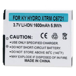 BLI-1337-1.6 Li-Ion Battery - Rechargable Ultra High Capacity (Li-Ion 3.7V 1600 mAh) - Replacement For Kyocera SCP-52LBPS Cellphone Battery