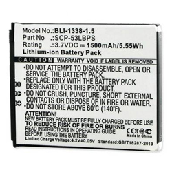 BLI-1338-1.5 Li-Ion Battery - Rechargable Ultra High Capacity (Li-Ion 3.7V 1500 mAh) - Replacement For Kyocera SCP-53LBPS Cellphone Battery