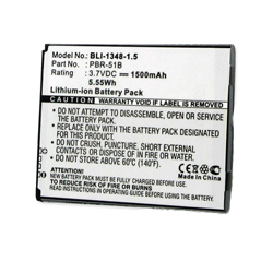 BLI-1348-1.5 Li-Ion Battery - Rechargable Ultra High Capacity (Li-Ion 3.7V 1500mAh) - Replacement For Pantech PBR-51B Cellphone Battery