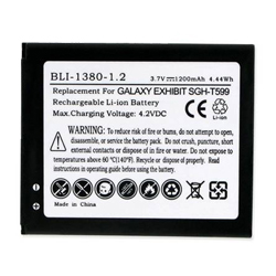 BLI-1380-1.2 Li-Ion Battery - Rechargable Ultra High Capacity (Li-Ion 3.7V 1200 mAh) - Replacement For Samsung EB425161LA Cellphone Battery